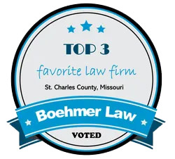 Voted Top 3 Favorite Law Firm | St. Charles County, Missouri | Boehmer Law